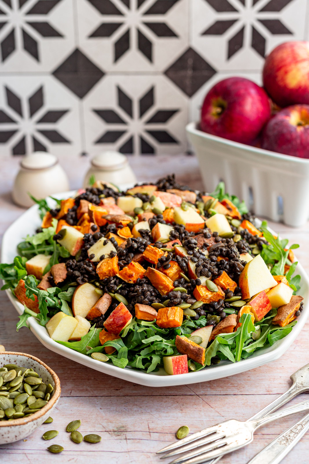 Black Lentil Salad (Vegan)